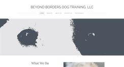 Desktop Screenshot of beyondbordersdogtraining.com